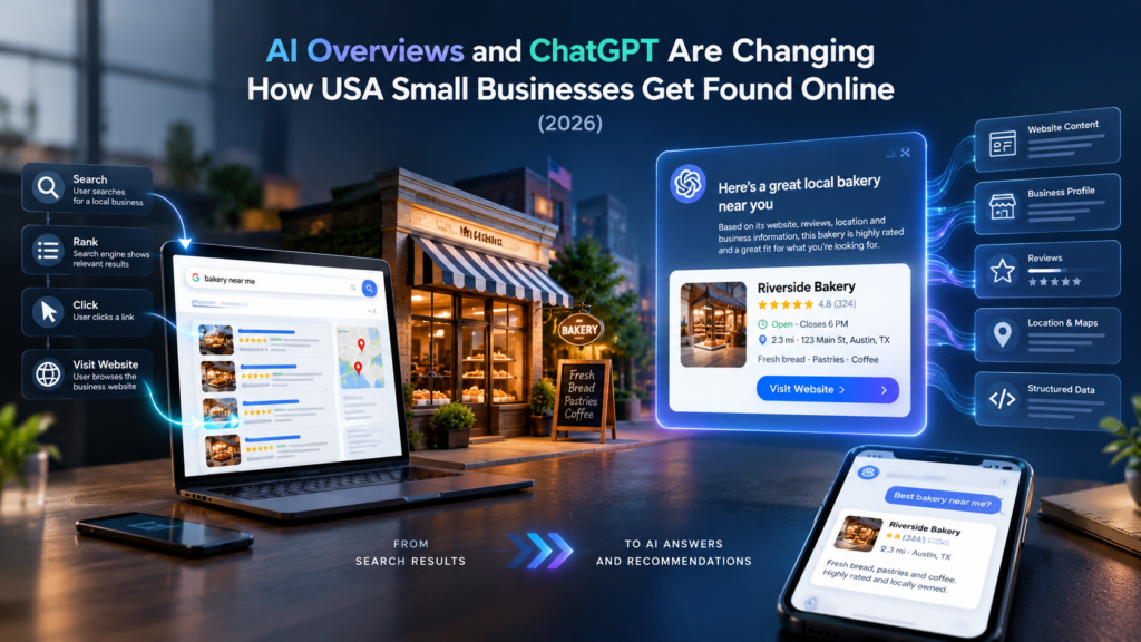 AI search and AI Overviews changing how USA small businesses are found online